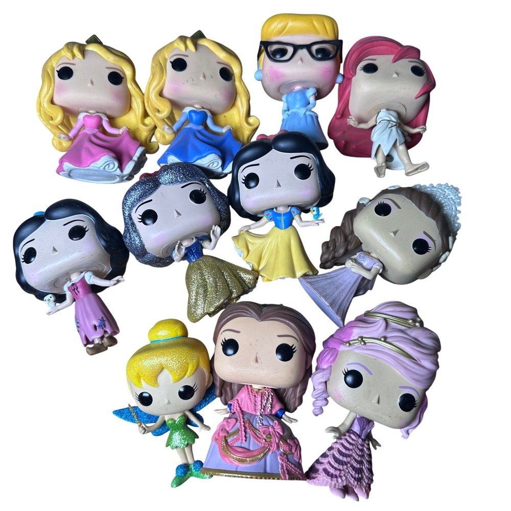 Disney Princess Funko Pop Vinyl Figure Lot of 11